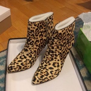 Leopard Print Booties by Sam Edelman